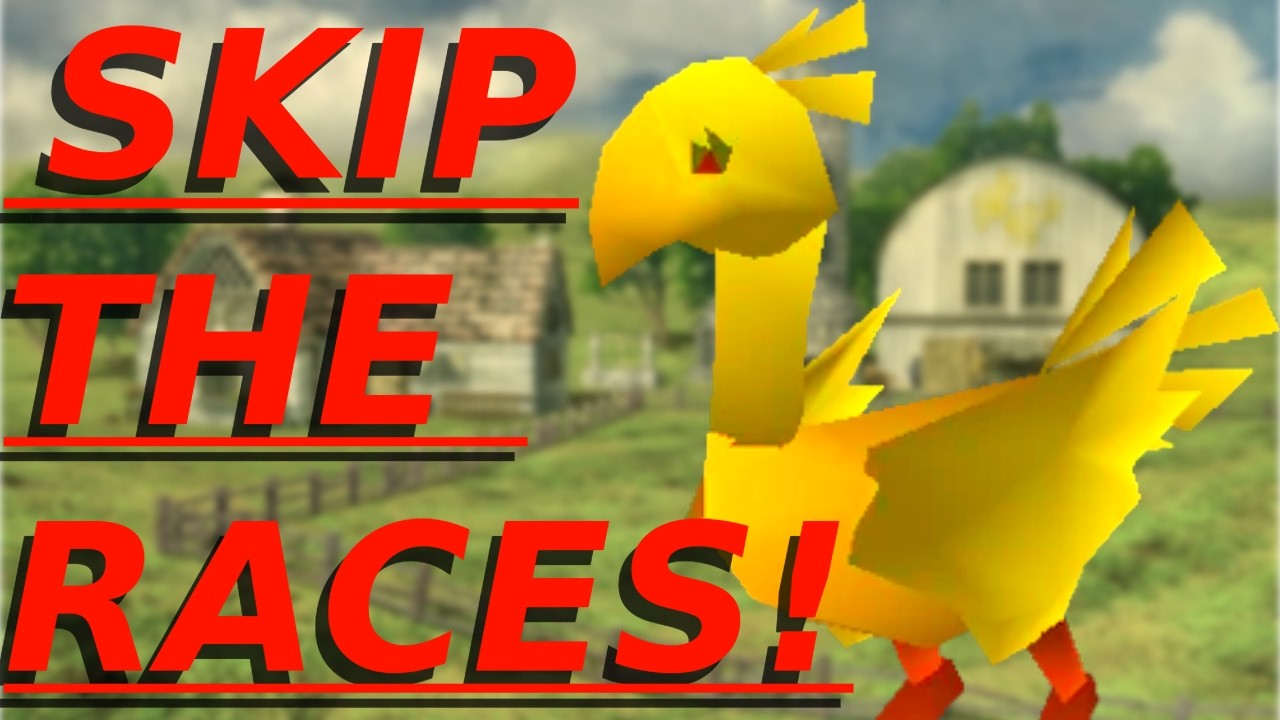 Skip Chocobo Racing! Fastest Gold Chocobo in FF7