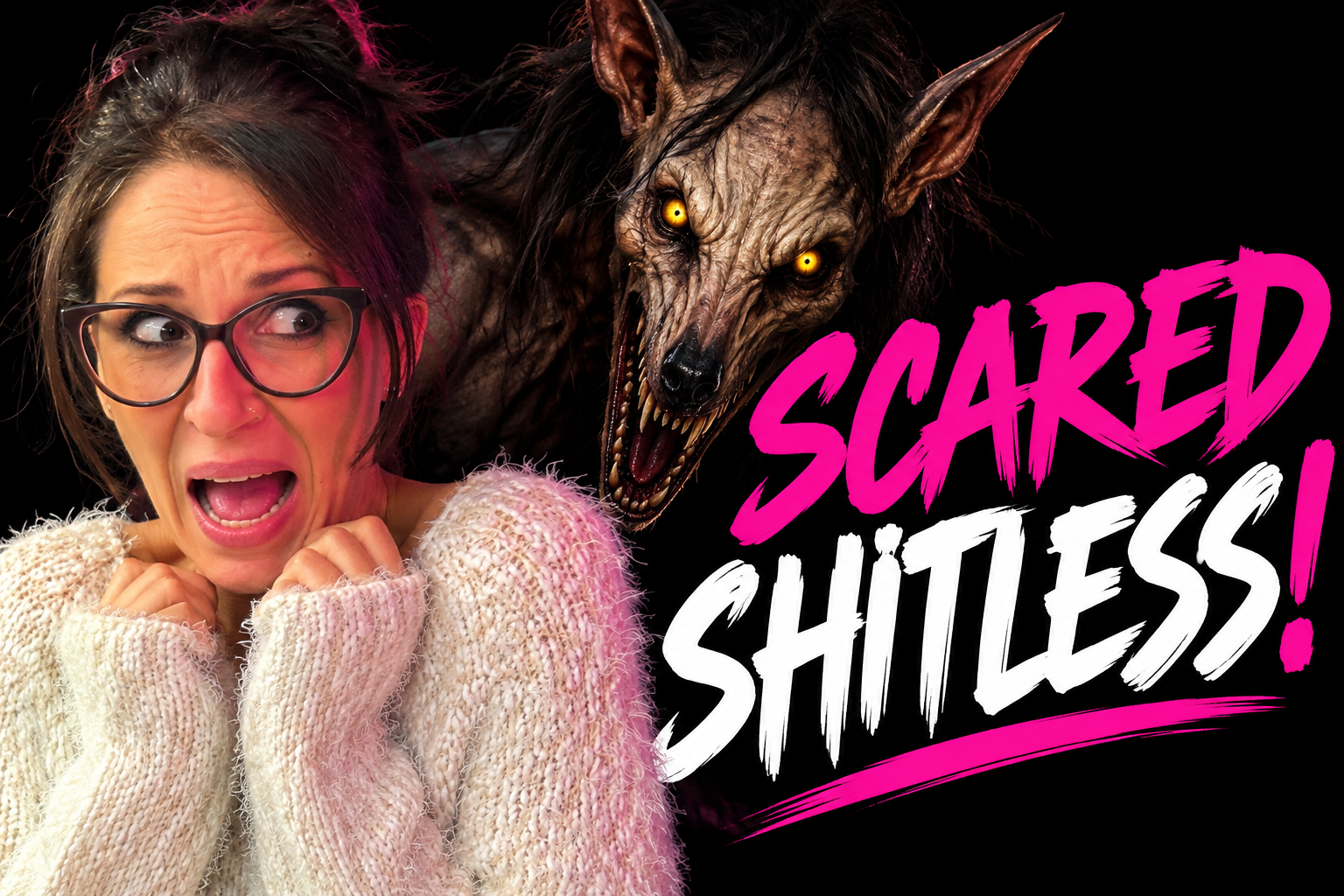 SCARED SHITLESS! 
What scares the absolute SHIT out of you?!