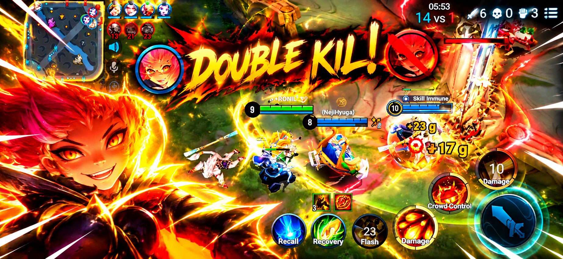 Crazy Gameplay of Honor of kings | Intense fight 🔥