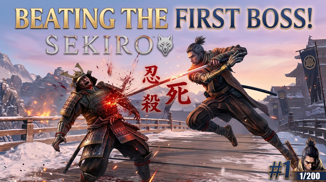 I Tried Sekiro for 1 Hour and It Punished Me 🩸⚔️